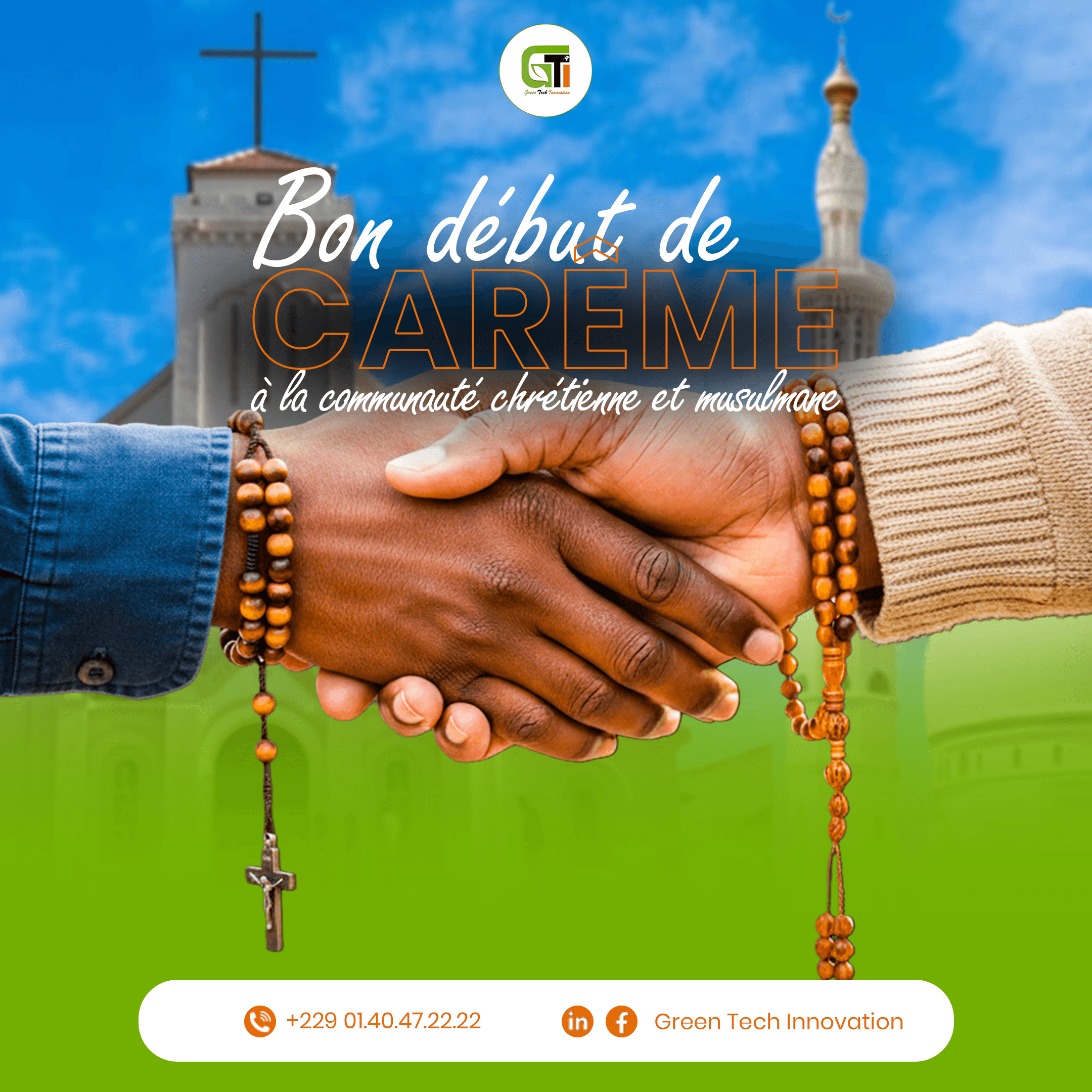 Illustration : Bon début de Carême à la communauté chrétienne et musulmane : un message de paix et de fraternité